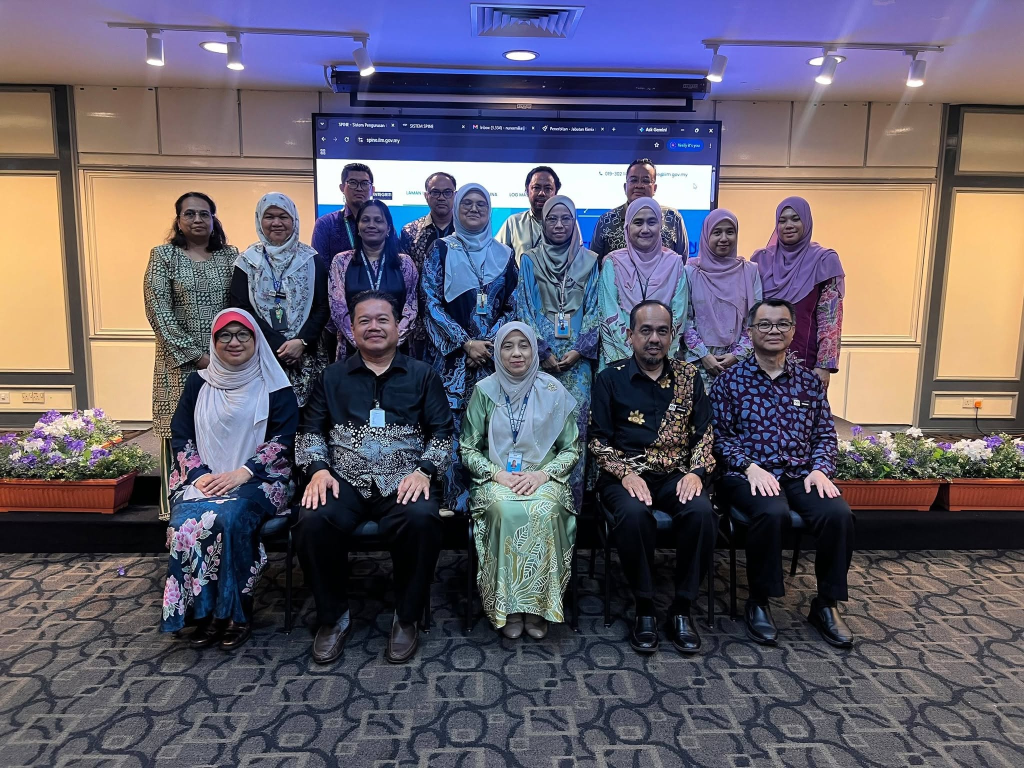 Taklimat dan Bengkel Sistem Pengurusan Integriti Dan Governans (SPINE) kepada warga Jabatan Kimia Malaysia